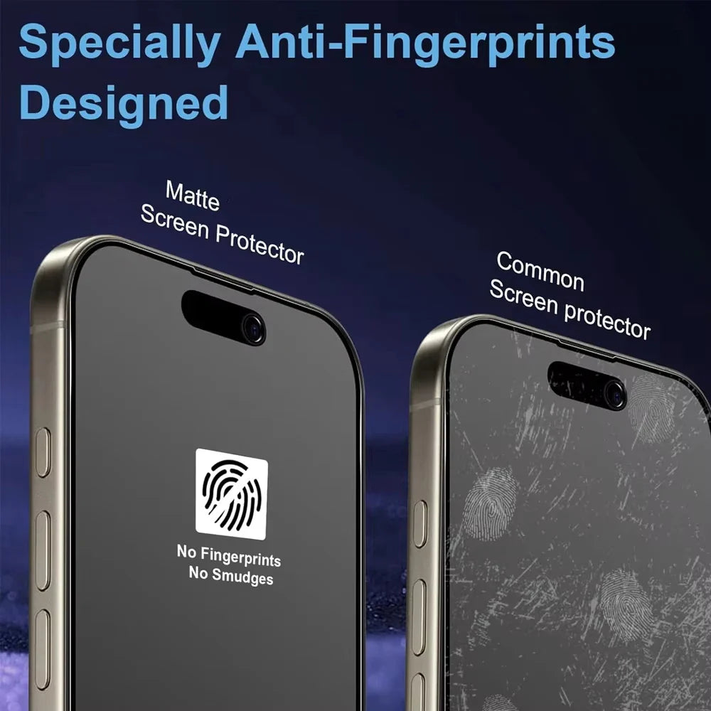 2PCS Privacy Ceramic Screen Protector for iPhone – Anti-Spy Tempered Film for iPhone 17/16/15/14/13/12/11 Pro Max, XR, XS, SE & More