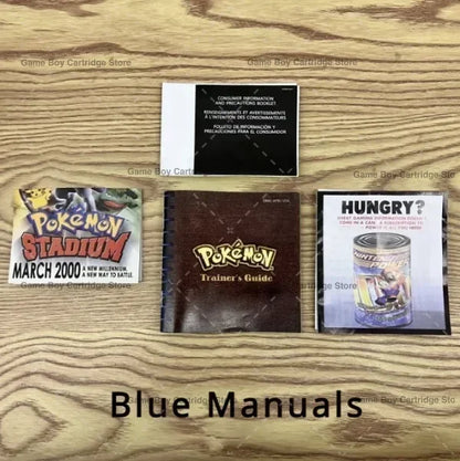 Pokemon Series GBC Game Cartridge in Box USA Version – Red, Blue, Yellow, Green, Gold, Silver, Crystal