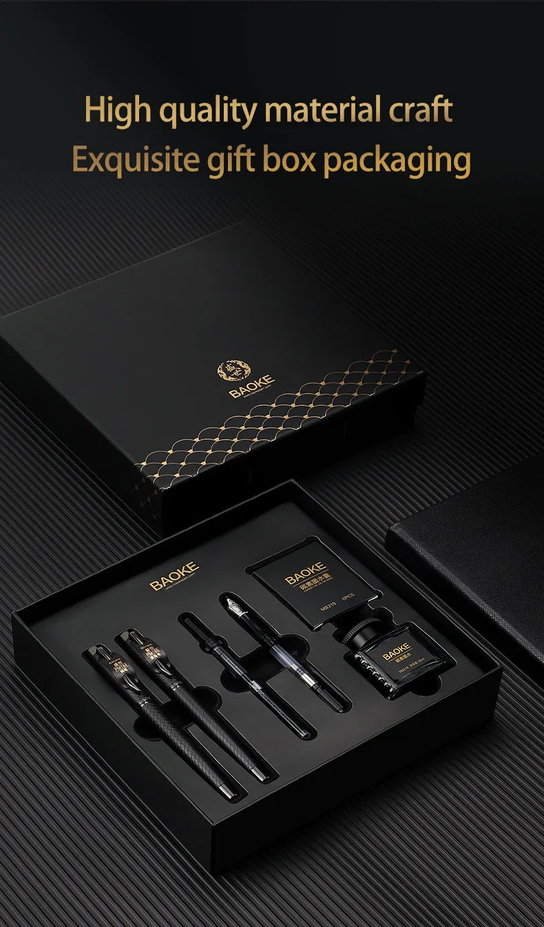 BAOKE T18 Luxury Fountain Pen & Roller Pen Set – Exquisite Gift Set