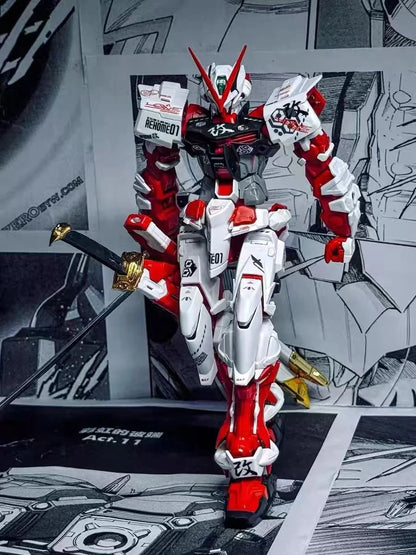 1/144 HG Mecha Assembly Model – ABS Plastic Cartoon Action Figure Toy, Anime Building Block Ornament for Kids