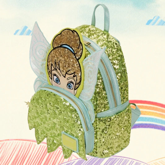Princess Castle Series Belle Bag – Women’s Double Strap Shoulder Handbag & Girls’ Backpack, Beauty Stitch Design
