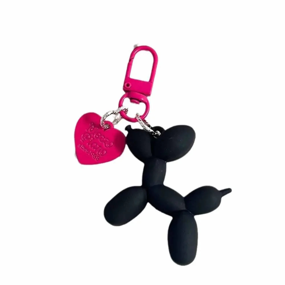 Cute Cartoon Balloon Dog Keychains - Couple Key Ring, New Car Holder Jewelry, Gift Decoration Accessories