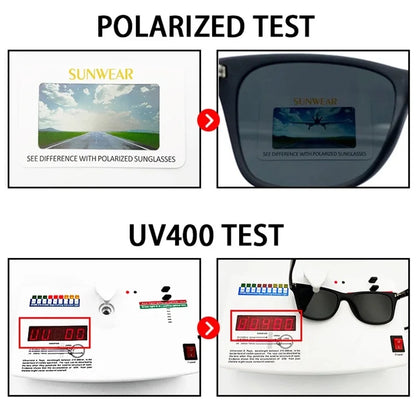 Night Vision Polarized Sunglasses – PC Frame Day & Night Driving Glasses for Men, Outdoor Sports