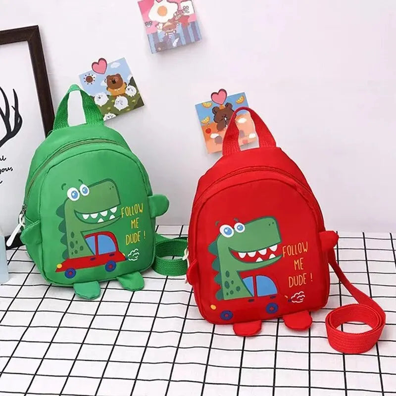 Cute Cartoon Dinosaur Kids Backpack – Anti-Lost Toddler School Bag for Kindergarten & Preschool