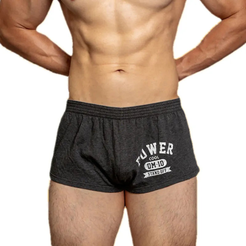 Men's Cotton Gym Shorts - Breathable Loose Fit Running and Workout Sports Shorts