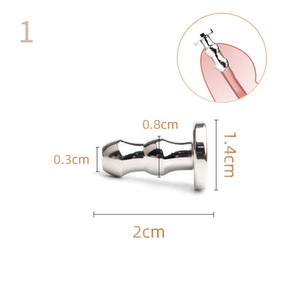 28-Piece Stainless Steel Urethral Sound Set – Hollow Urethra Dilator & Male Stimulation Chastity Toy