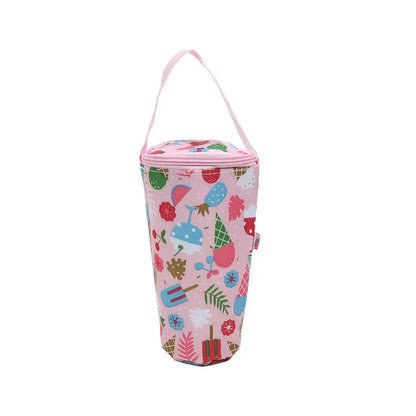 Portable Milk Tea Tote Bag – Insulated Heat Preservation Cup Carrier, Handbag for Drinks, Umbrella, and Camping Accessories