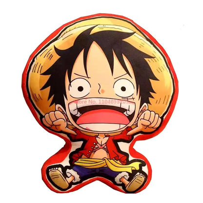 One Piece Anime Pillow – Luffy, Zoro, Sanji, Chopper & Usopp Stuffed Cartoon Cushion Toy, Perfect Birthday Gift