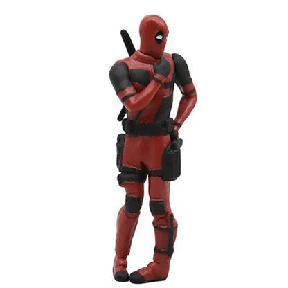 Deadpool & Wolverine Movie Figures – Cute Action Toy Dolls & Plush Decor for Kids’ Birthday Gifts
