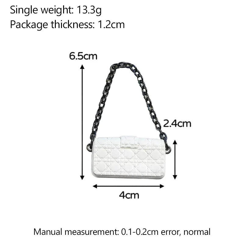 1:12 Dollhouse Miniature Shoulder & Crossbody Bags – Decorative Toy Accessories for Dollhouse Collectors