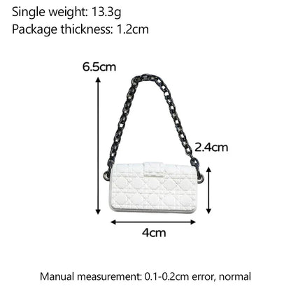 1:12 Dollhouse Miniature Shoulder & Crossbody Bags – Decorative Toy Accessories for Dollhouse Collectors