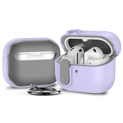 Security Lock Case for Galaxy Buds 3 & Buds 3 Pro – Shockproof Cute Protective Cover for Samsung Galaxy Buds 3