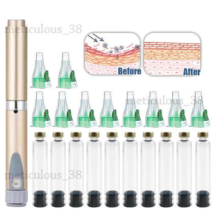 Magic Pen Tattoo Kit – 3ml Empty Cartridge Bottles with Individual Packaging for Medical Aesthetics & Lilly Insulin Pen