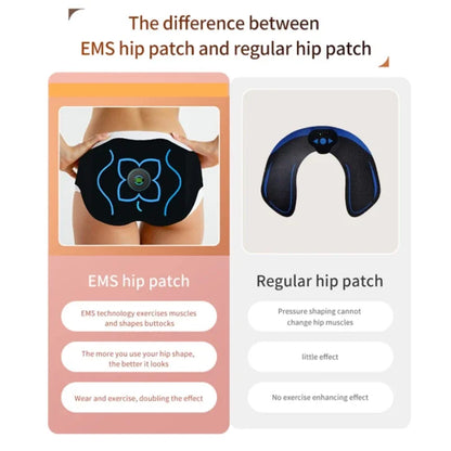 EMS Electric Hip Trainer — Remote Control Buttock Muscle Stimulator with 10 Modes & 39 Training Levels for Fitness & Slimming