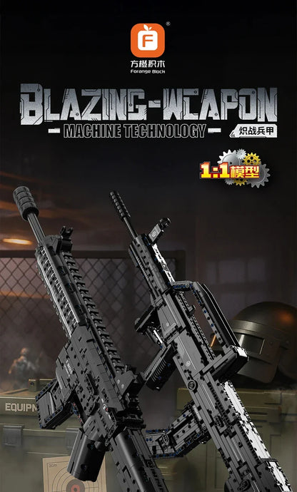 AWM, LR4, M416 & 95 Sniper Rifle Building Block Toy – Realistic Gun Model for Kids, Educational & Holiday Gift