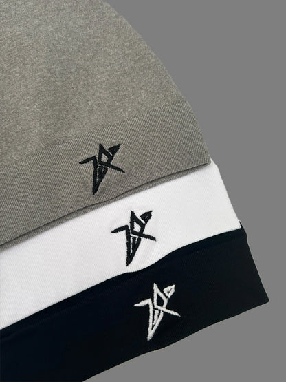 Star Embroidered Skull Cap Beanie – Lightweight Breathable Stretch Knit Hat for Men & Women Outdoor Sports, Hiking & Cycling