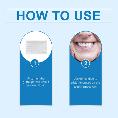 False Teeth Beauty Kit – Smile Veneers, Fake Tooth Denture for Whitening, Oral Care & Cosmetic Braces