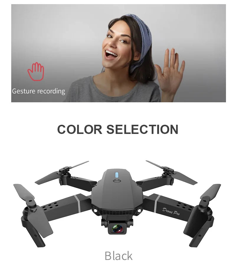 KBDFA 2023 E88 Pro WIFI FPV Drone – 4K/1080P HD Camera, Height Hold, Foldable Quadcopter Helicopter for Kids & Gifts        4o mini