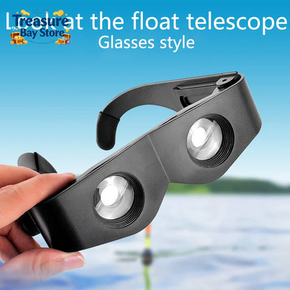 Adjustable Binocular Magnifier Glasses - Hands-Free Fishing Focus Telescope for Theater & TV Viewing