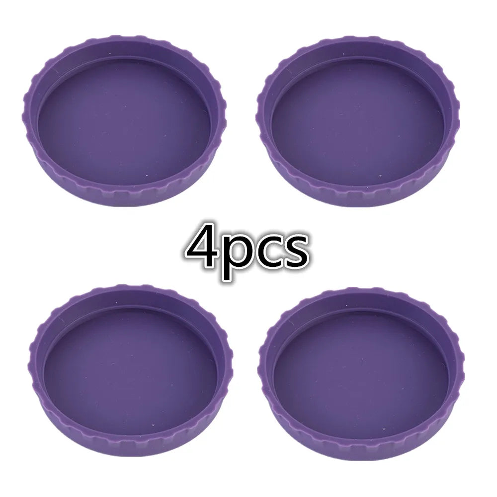Reusable Beverage Can Covers - Silicone Soda Can Lids, Leak-Proof Sealing Protectors for Cans & Bottles