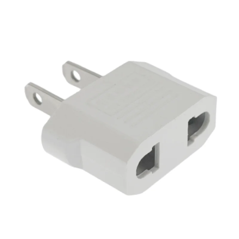 Mini Power Plug Adapter - Converts CN, UK, EU to US, AU - Suitable for America, Russia, Australia, Korea Travel - 4.0mm/4.8mm, 6A 125V