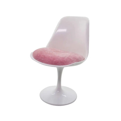 1/6 Scale Doll Round Legged Chair – Miniature Rotating Leisure Chair for Dollhouse & Photo Props