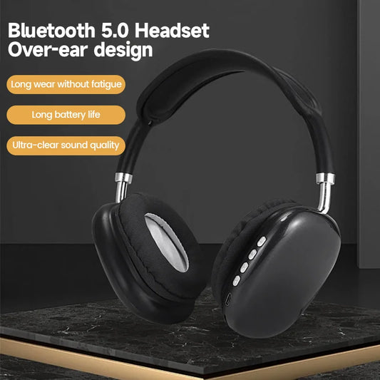 P9 Wireless Bluetooth Headset – Noise Cancelling Sports Gaming Earbuds with Mic, Bluetooth Earphones for Outdoor Use