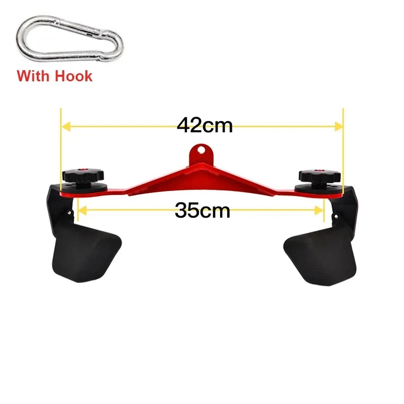 Adjustable Lat Pulldown Bar - Gym Cable Machine Handle for Biceps, Triceps & Back Workouts