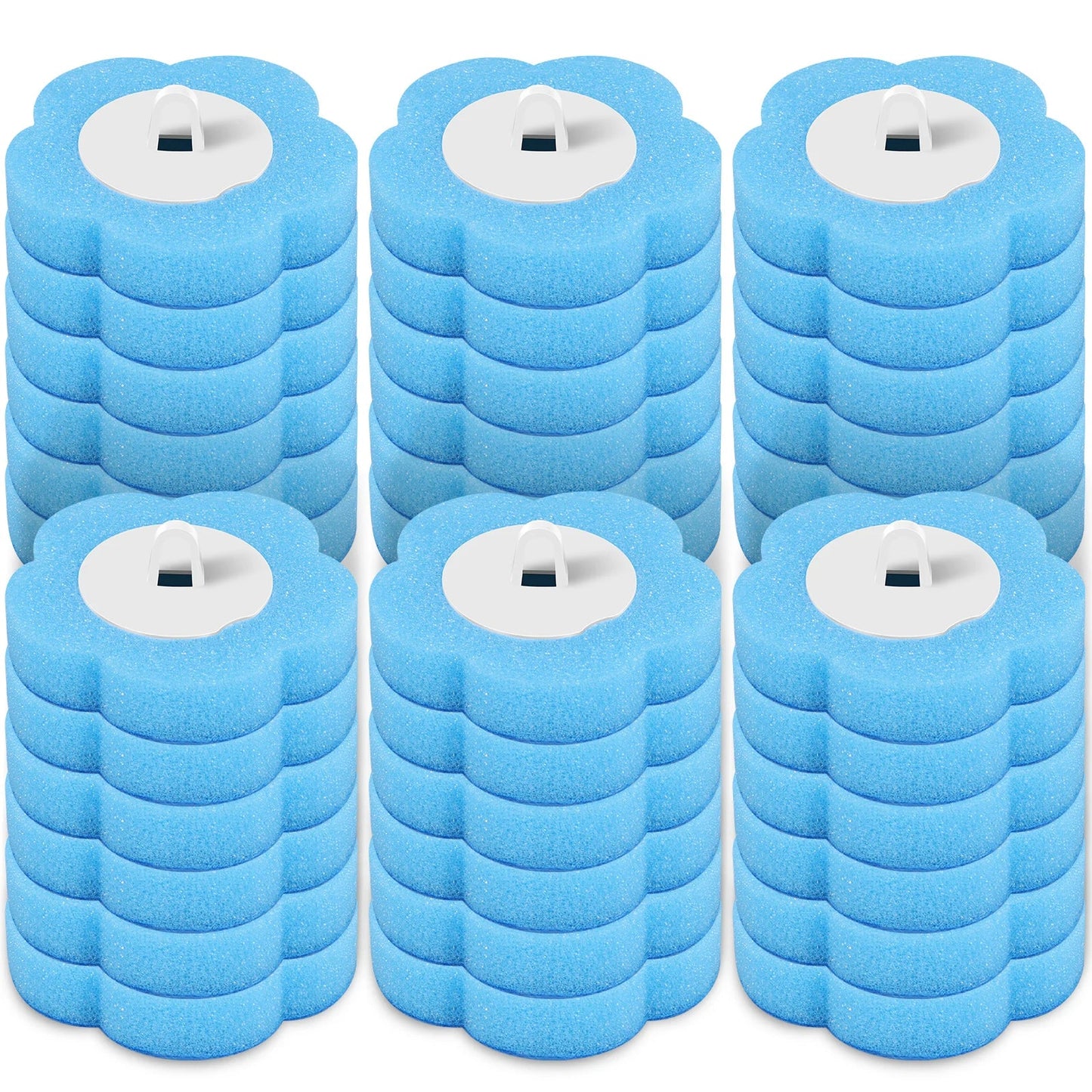 18/36Pcs Disposable Toilet Brush Kit - Wall-Mounted Bathroom Cleaning Tool with Long Handle & Refill WC Accessories