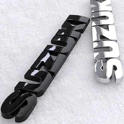 3D ABS Car Rear Badge Sticker – Emblem Decoration for Suzuki Swift, Sport, Jimny, Grand Vitara, Alto, SX4, Alivio & Samurai