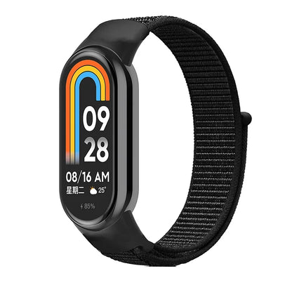 Nylon Sport Loop Strap for Xiaomi Mi Band 9 8 NFC – Replacement Wristband for Mi Band 7 6 5 4 3