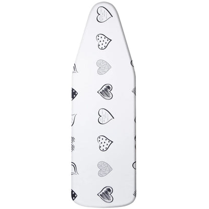 140x50cm Heavy Duty Ironing Board Cover | Heat Reflective Elastic Edge Iron Cover for Home