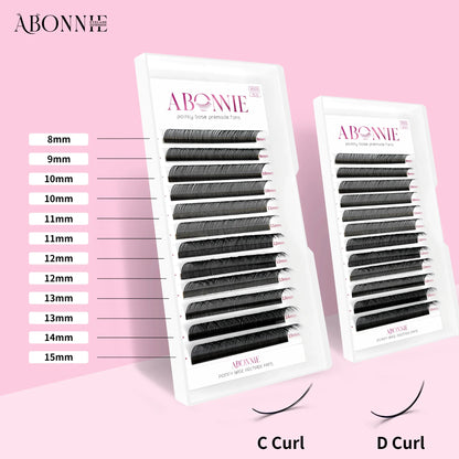Abonnie 5D Flower Lashes | Premade Fluffy Volume Fans & Wispy Eyelash Extensions | Spikes for Full Lash Look