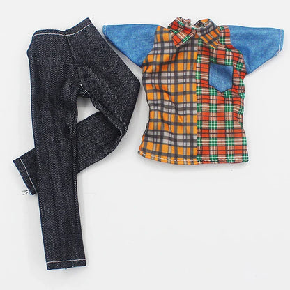 30cm Doll Clothing Set — Men’s Multi-Style Sports Outfit for Boyfriend Dolls