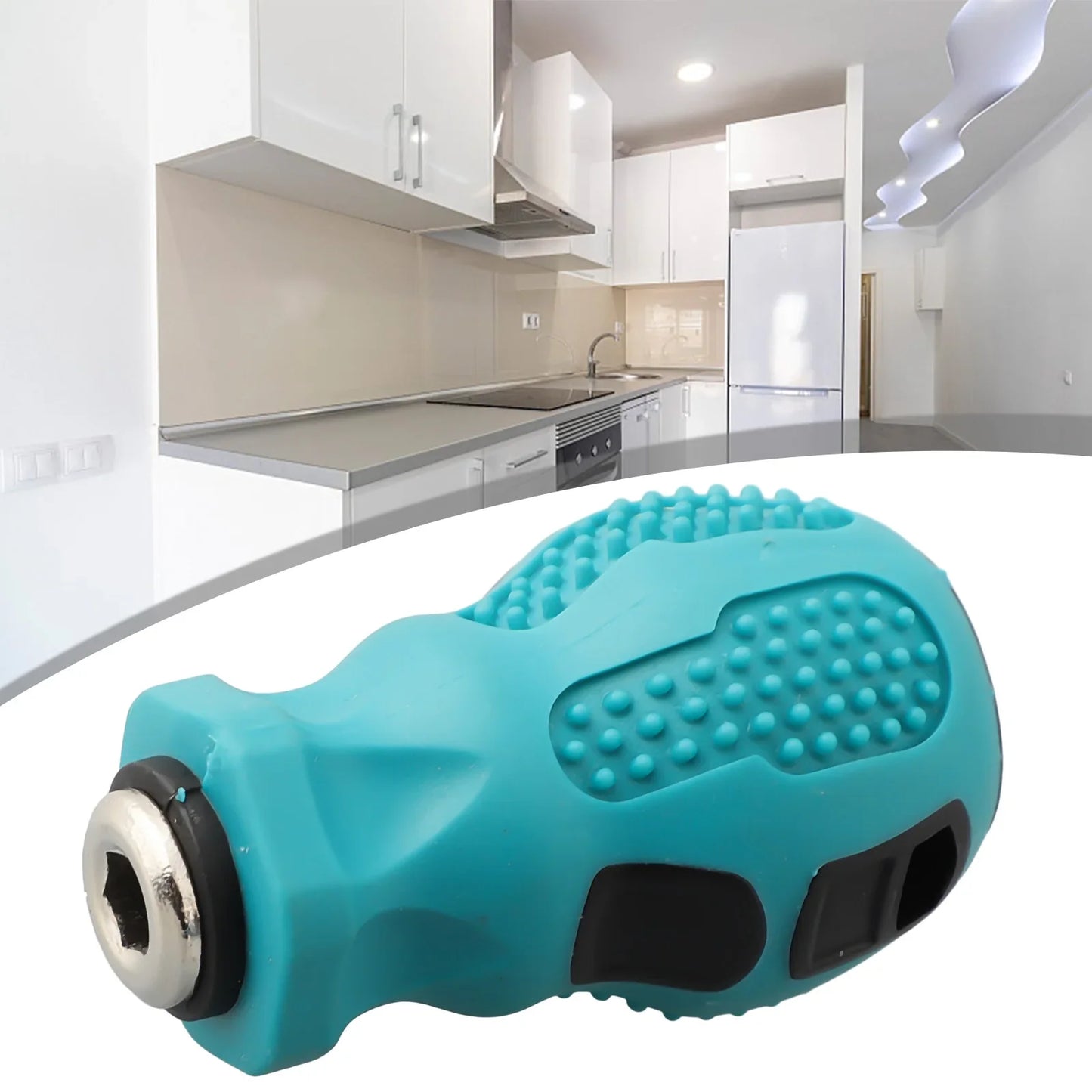 Multi-Purpose Screwdriver Bit Handle with 4mm, 5mm & 6.35mm Hex Adapter