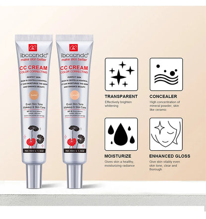 Erborian Waterproof CC Cream for Women - Moisturizing, Anti-Sweat, and Long-Lasting Makeup Protection Before Concealer