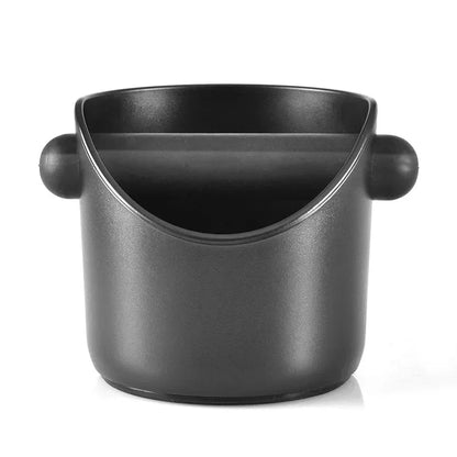 Shock-Absorbent Coffee Knock Box – Anti-Slip Espresso Grind Dump Bin for Barista Coffee Waste