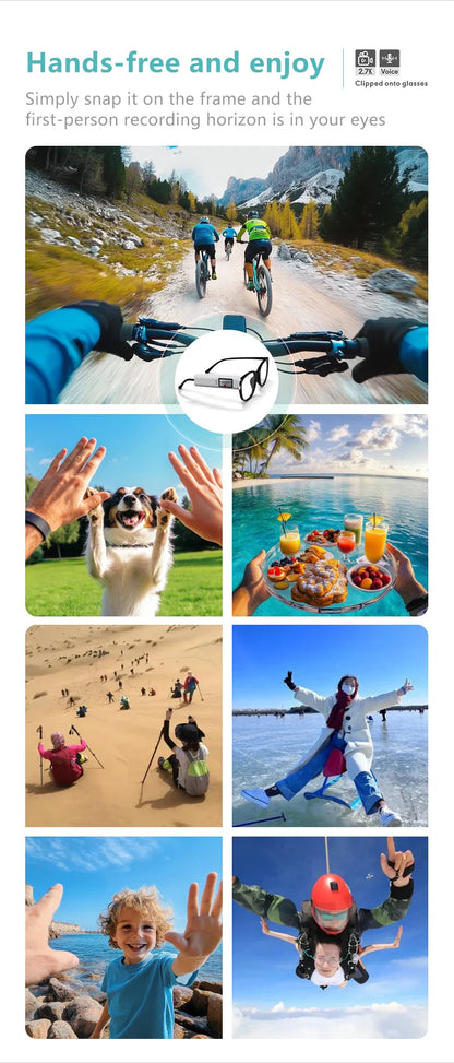 Xiaomi Mini FPV Smart Glasses — HD 4K WiFi Micro-Camera for Video & Audio Recording with APP Control