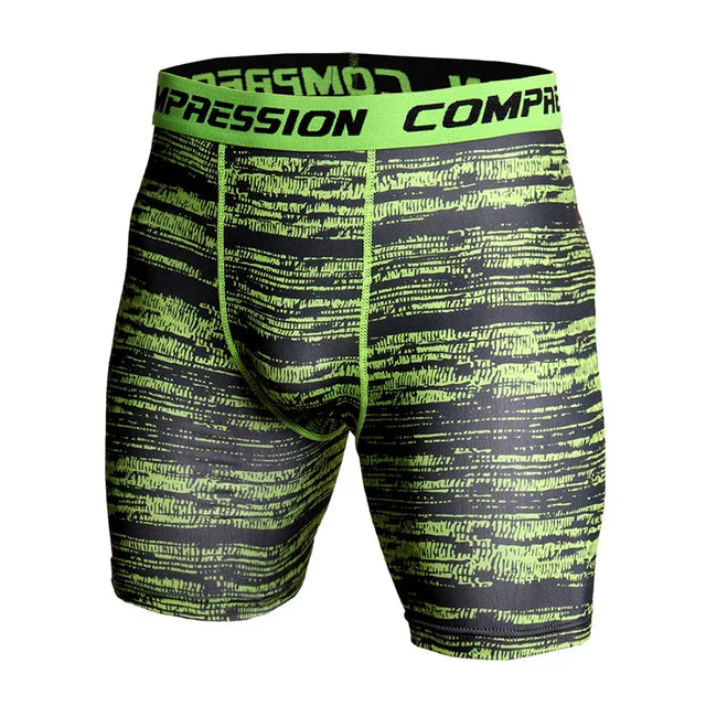 Men’s Compression Shorts – 3D Camouflage Gym Training Tights, Muscle Support Elastic Running & Bodybuilding Sports Shorts