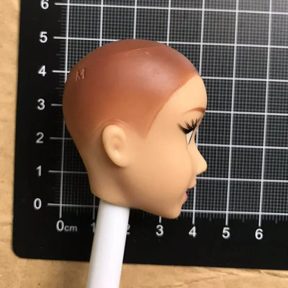 DISNEY Doll Heads – Bald Red Hair King, Queen & Alice with Makeup for DIY Dressing & Accessories