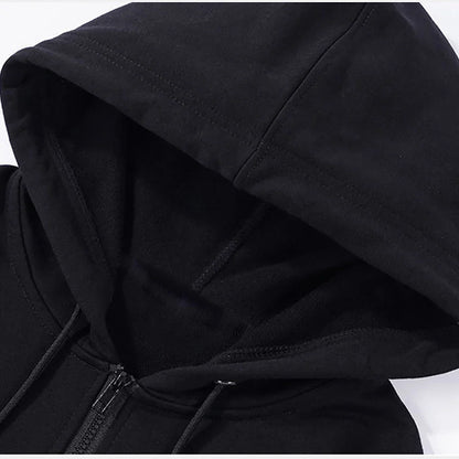 Fashion Zipper Hoodies for Women & Men - Long Sleeve Casual Sweatshirt for Autumn & Winter Sportswear