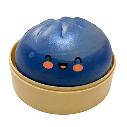 Realistic Giant Dumpling Squishy Toy – Soft TPR Bamboo Steamer Fidget Stress Relief & Creative Gift