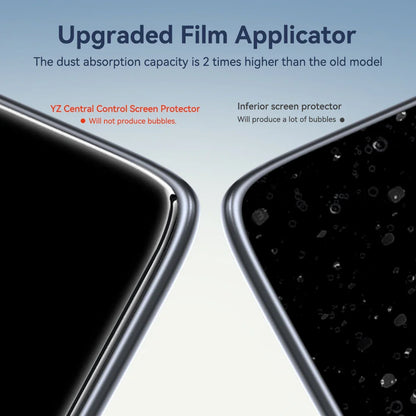 YZ Tempered Glass Screen Protector for Tesla Model 3/Y – Anti-Glare HD Center Console Film Protection Accessories