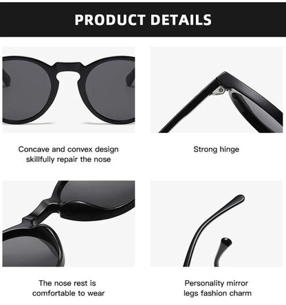 Retro Polarized Sunglasses — Small Round Vintage Shades for Men & Women