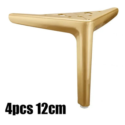 4Pcs Metal Furniture Legs – Heavy-Duty Feet for TV Stand, Sofa, Cabinet & Table, 800KG Load Capacity