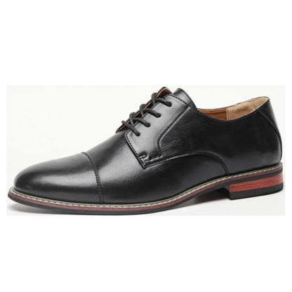 Men’s Leather Dress Shoes - Fashionable Comfortable Formal Business Footwear 2025