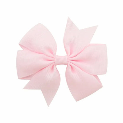 20/40PCS Sweet Candy Color Bow Hair Clip Set – Cute Ribbon Hairpins for Baby Girls & Kids Hair Accessories Gift