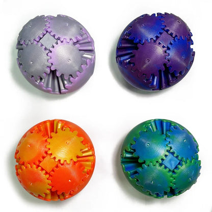 3D Gear Ball Fidget Toy – Stress Relief Spin Ball or Cube for Kids & Adults, Desk Toy for Anxiety & Focus