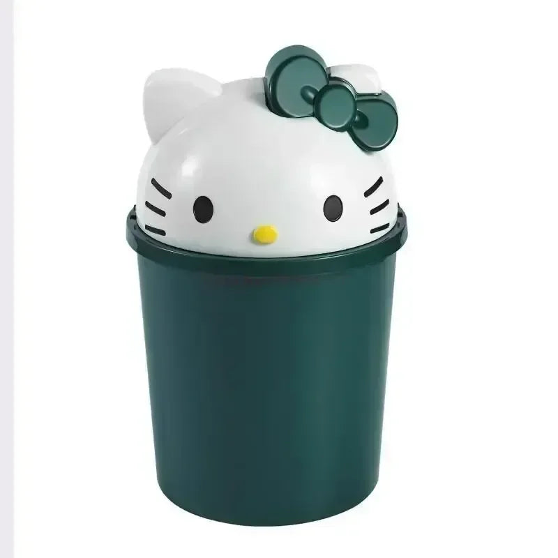 New Sanrio Hello Kitty Kawaii Dustbin – Trash Can for Living Room, Bedroom & Toilet