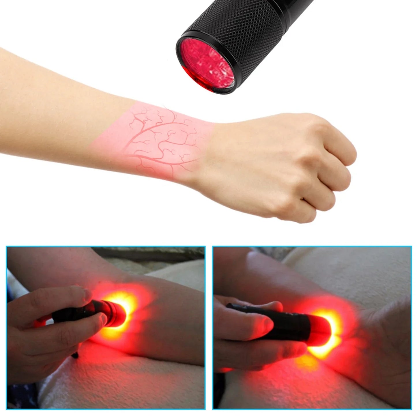 Red Light Vein Finder for Children & Elderly – Vascular Viewer & Locator Instrument